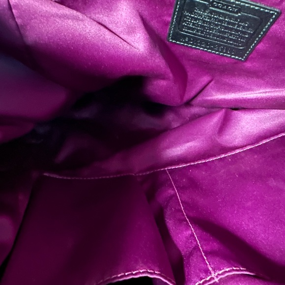 EUC! Coach Phoebe Madison black gathered purse.  Large - Picture 5 of 6